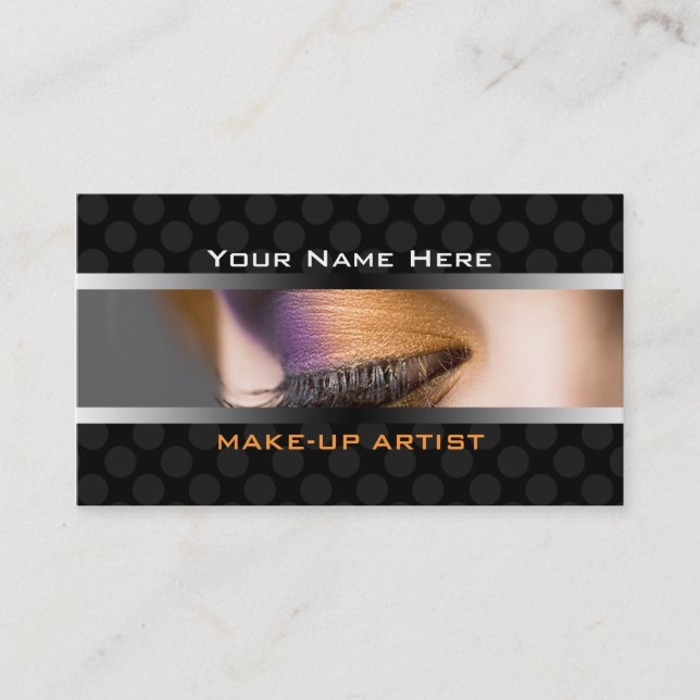 Business Cards For Make Up Cosmetics (Front)