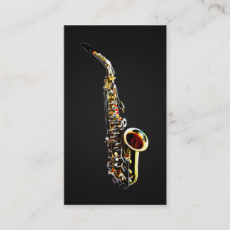 Business cards for saxophonists