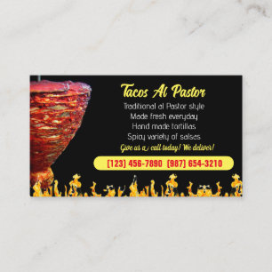 Business Cards for Taco Service