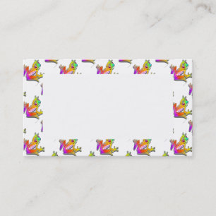 BUSINESS CARDS - FROG POP ART