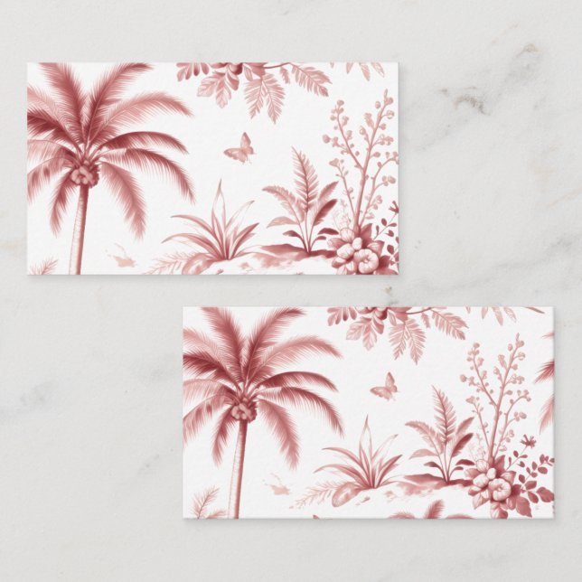 Business cards luxurious pink for business owners  (Front/Back)