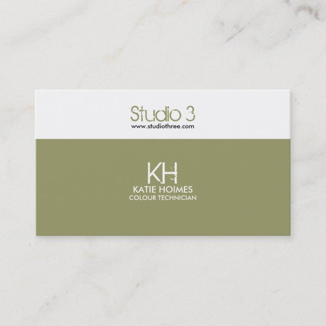 Business Cards - Modern 2 Horizontal (Front)