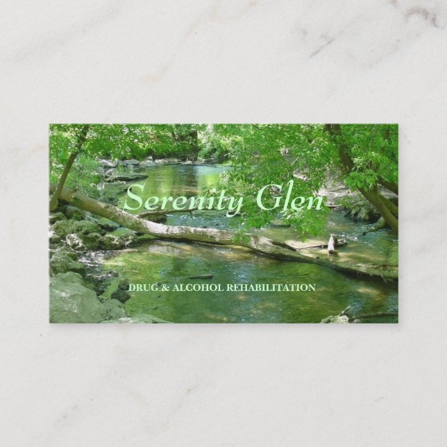 Business Cards--Nature Business Card (Front)
