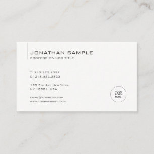 Business Cards Template Modern Elegant Simple
