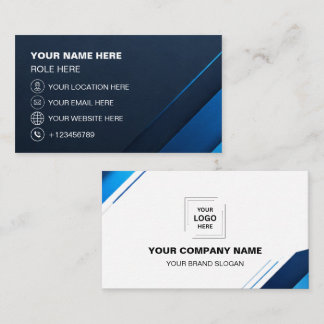 Business Cards Unique QR Contact Design