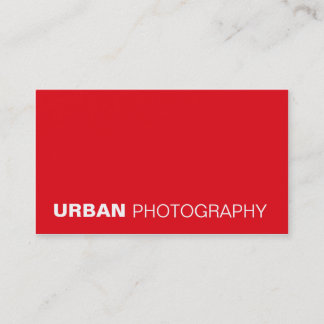 business cards > urban photography  [red]