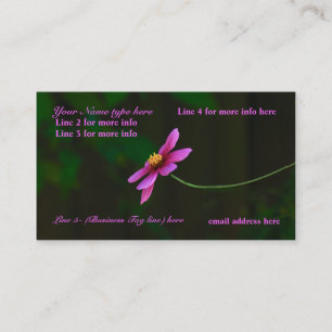 Business Cards: w/a touch of Nature Business Card