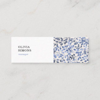 Business Cards with vintage floral pattern