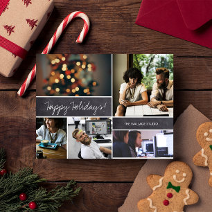 Business Christmas Card Happy Holidays photo