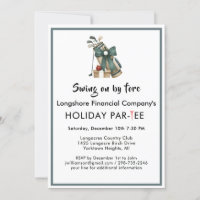 Business Christmas Golf Theme Party Par-Tee 