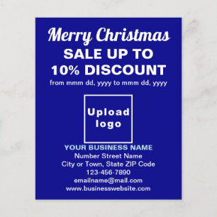 Business Christmas Sale on Blue Flyer
