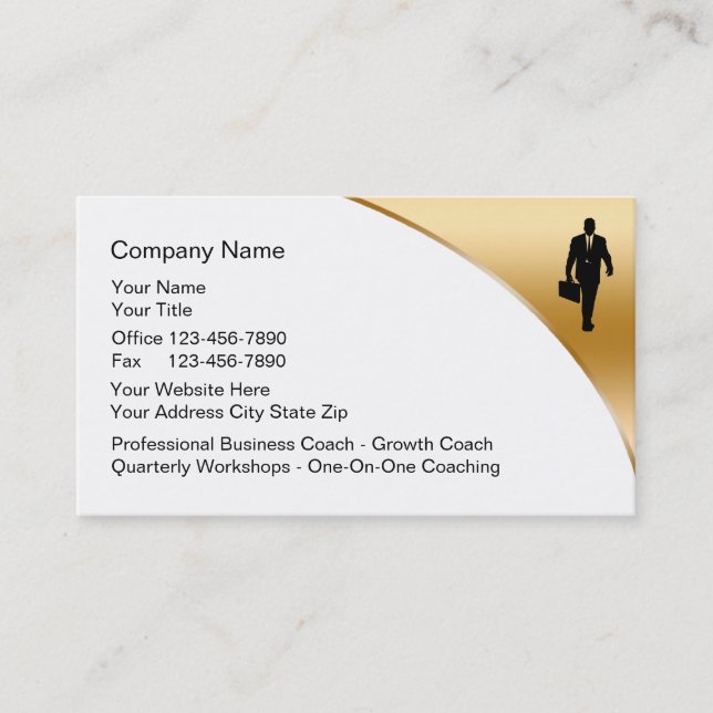Business Coach Business Cards (Front)