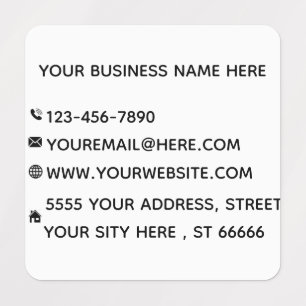 Business Company Address Personalized Professional