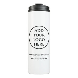 Business Company Corporate Professional Plain Logo Thermal Tumbler
