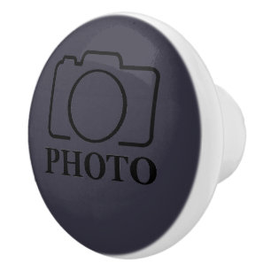 Business Company Create Your Own Custom Template Ceramic Knob