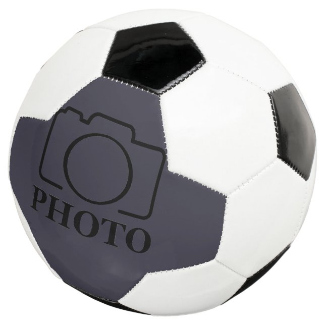 Business Company Create Your Own Custom Template Soccer Ball (Three Quarter)