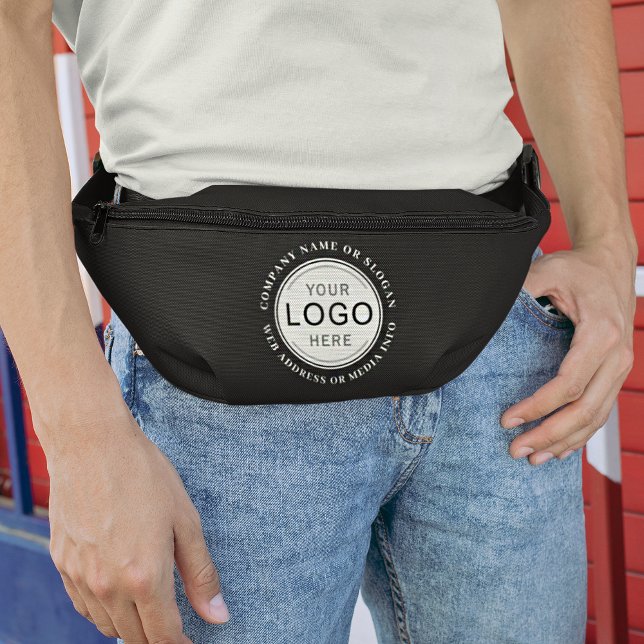 Business Company Logo Brand Modern Swag Promo Fanny Pack (Creator Uploaded)