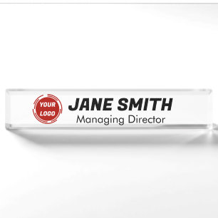 Business Company Logo CUSTOM Nameplate