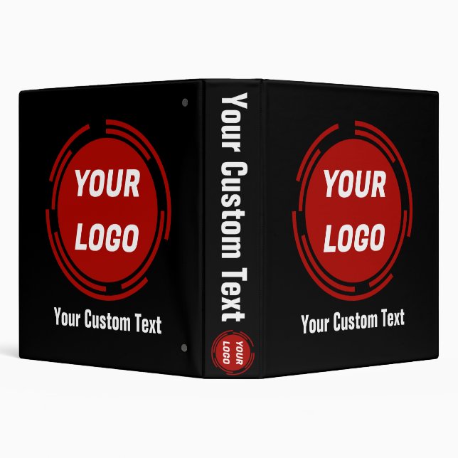 Business Company Logo CUSTOMIZABLE  Binder (Background)