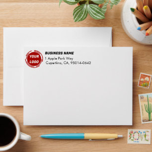 Business Company Logo CUSTOMIZABLE Envelopes