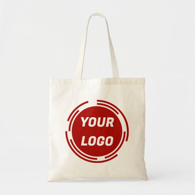 Business Company Logo CUSTOMIZABLE  Tote Bag (Front)