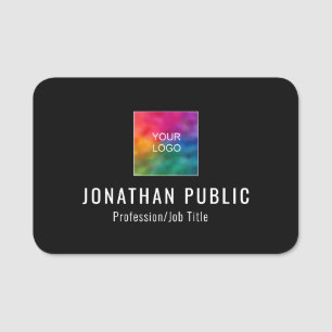 Business Company Logo Name Here Personalized Tag