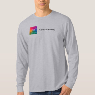 Business Company Logo Name Surname Men's T-Shirt