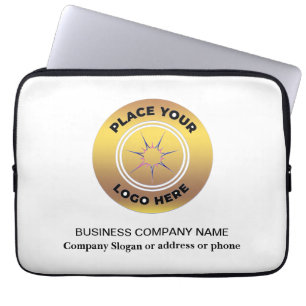 Business Company Logo Promotion Branding Custom  Laptop Sleeve