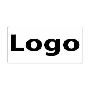 Business Company Logo Rubber Stamp