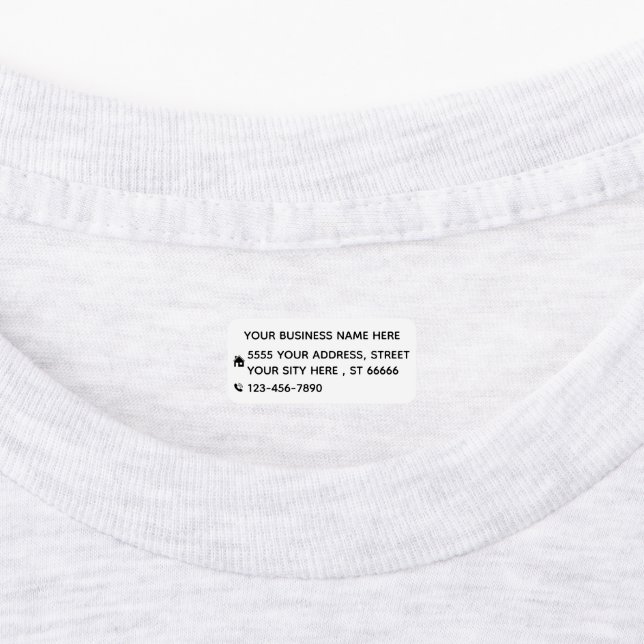 Business Company Name Address Phone Personalized (Affixed)