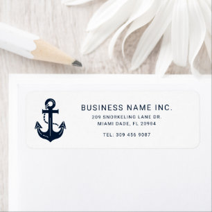Business Company Nautical Anchor Custom