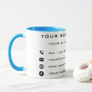 Business Company Promotional Personalized - Modern Mug