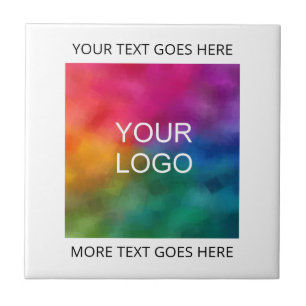 Business Company Upload Your Own Logo Here Tile