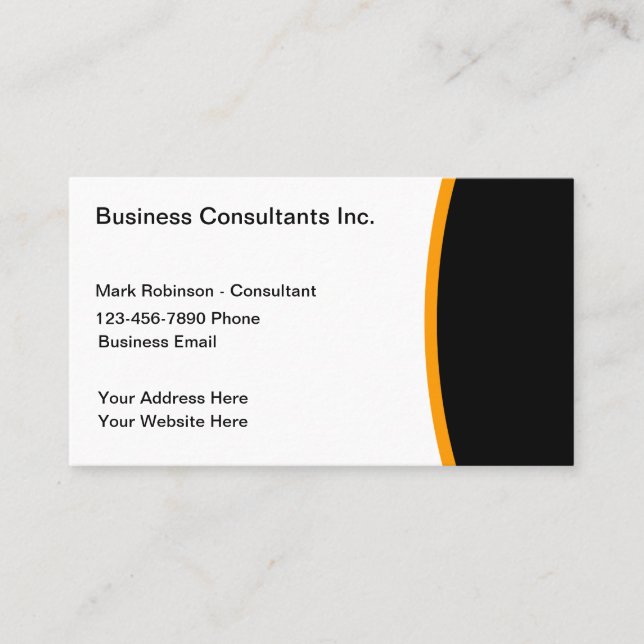 Business Consultant Card (Front)