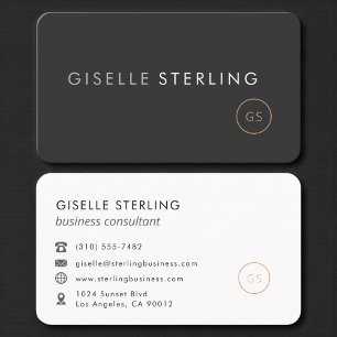 Business Consultant Professional Business Card