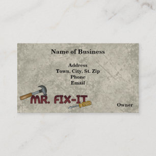 Business Contractors-Handyman Card