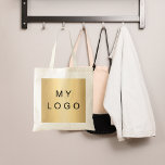 Business corporate logo tote bag<br><div class="desc">Personalize and add your business,  company logo, </div>