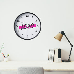Business Corporate Promotional Custom Company Logo Clock