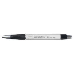 Business Corporate Round Logo Name Contact Details Pen