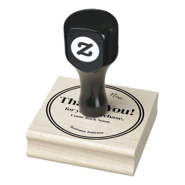 BUSINESS CUSTOMIZABLE THANK YOU  RUBBER STAMP (Stamp)