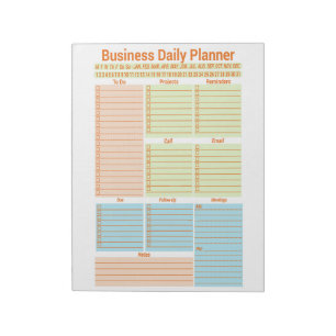 Business Daily Planner, New Year Notepad