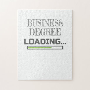 Business Degree Loading Business School Major Gift Jigsaw Puzzle