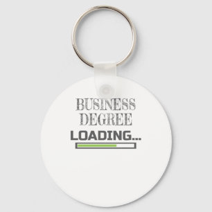 Business Degree Loading Business School Major Gift Keychain