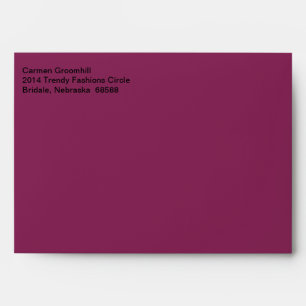 Business Designer Dark Raspberry Envelopes