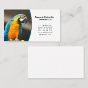 Business Details with QR Code & Custom Photo  Card