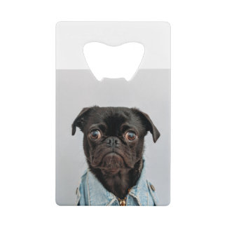 business dog credit card bottle opener