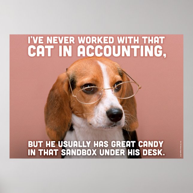 Business Dog Poster (Front)