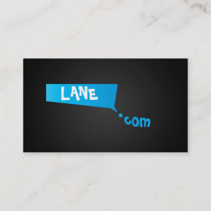Business Dot Com Aqua Card