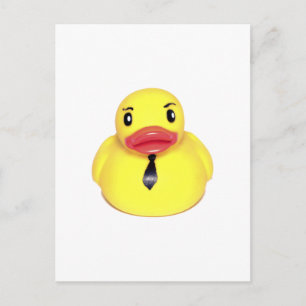 Business Duck Postcard