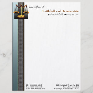 Business Elegance Attorney Letterhead
